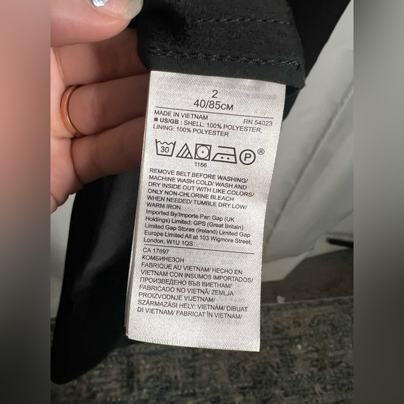 Banana Republic Black V Neck Jumpsuit Medium - Picture 8 of 10